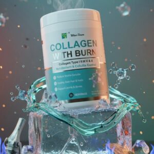 Wint-Town Collagen With Burn Multi-Collagen (Types I, II, III, V & X) for Metabolism & Cellulite Control