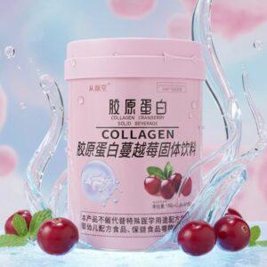 Cranberry Collagen Solid Beverage Premium Skin Support & Antioxidant Formula