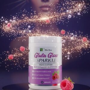 Wint-Town Gluta Glow Sparkle Vitamin C & Biotin Enhanced Multi-Collagen & L-Glutathione (30 Servings)